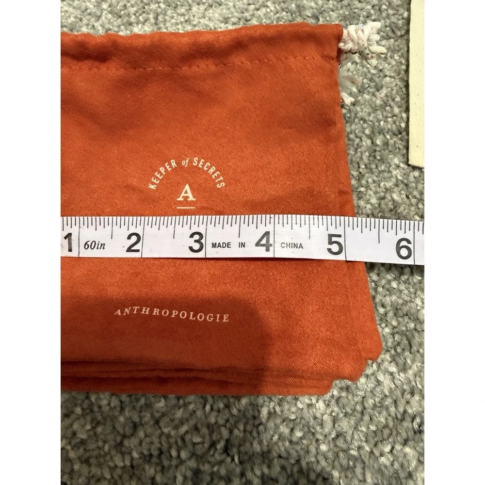 Lot of 9 - 6 Anthropologie & 3 J Crew cloth Jewelry bag drawstring pouches